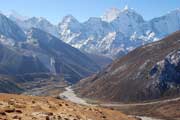High mountains and deep valleys